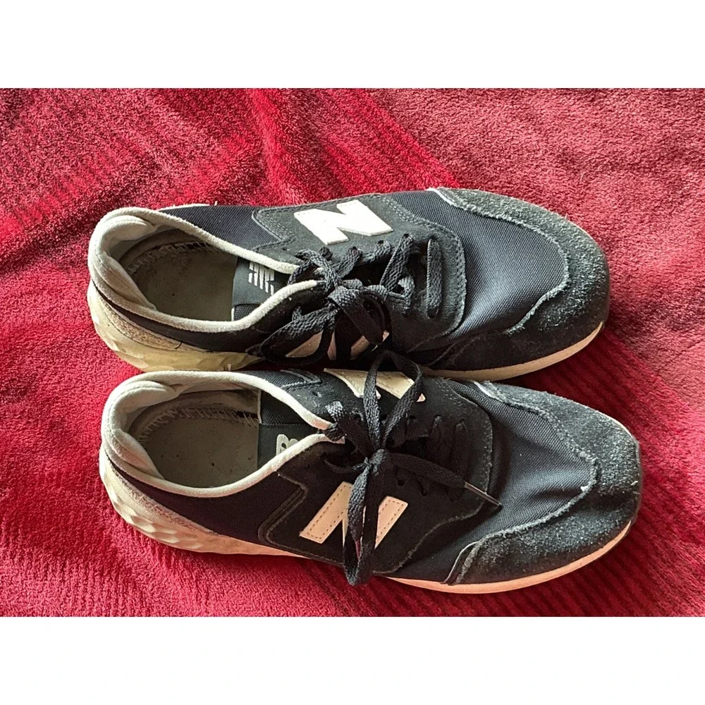 New Balance X-70 Women 8.5 Black Animal Print Good Retro Lifestyle Sneaker